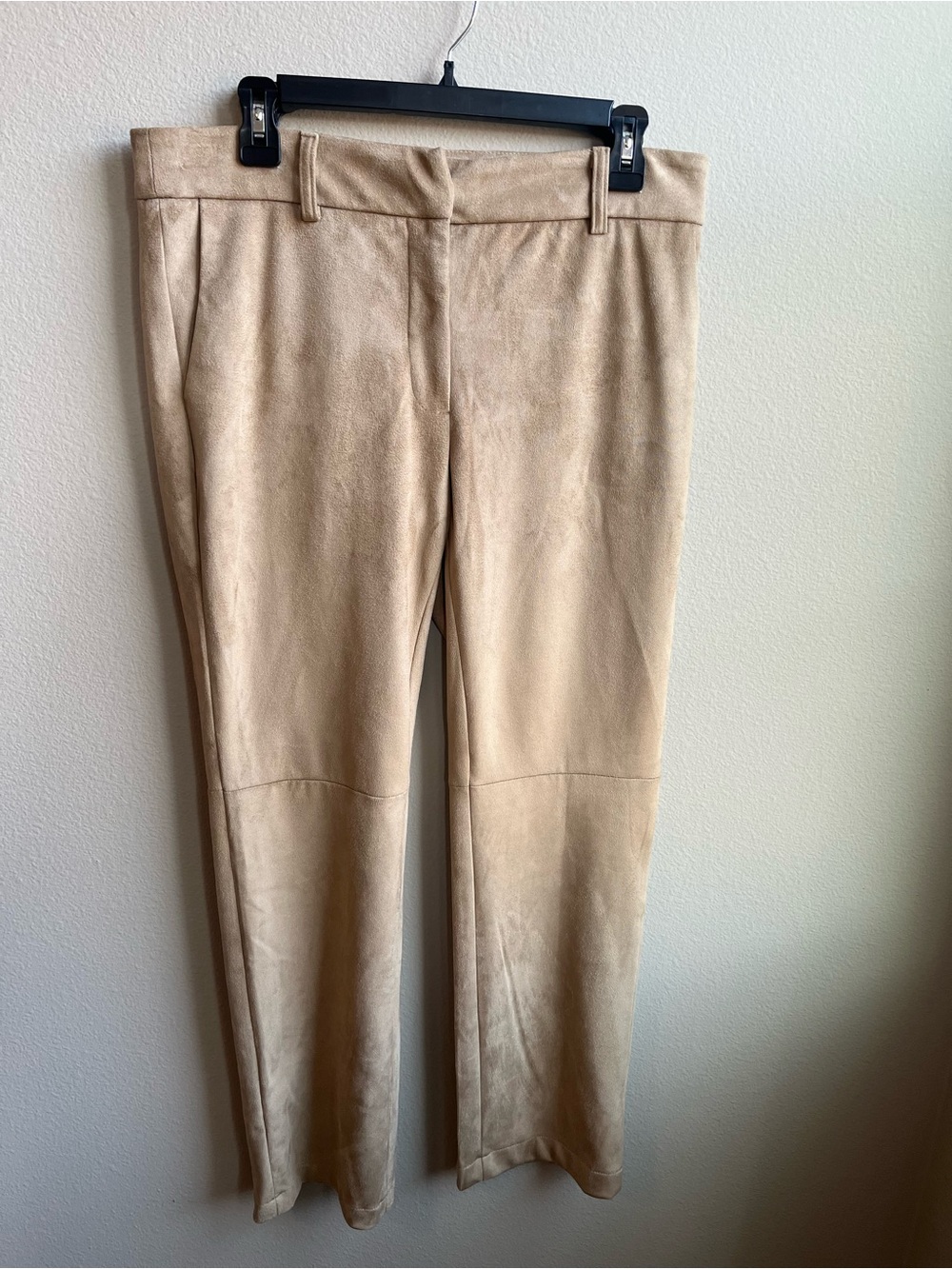 Guess Women's Faux Suede Pants in Camel Tan - Picture 3 of 7
